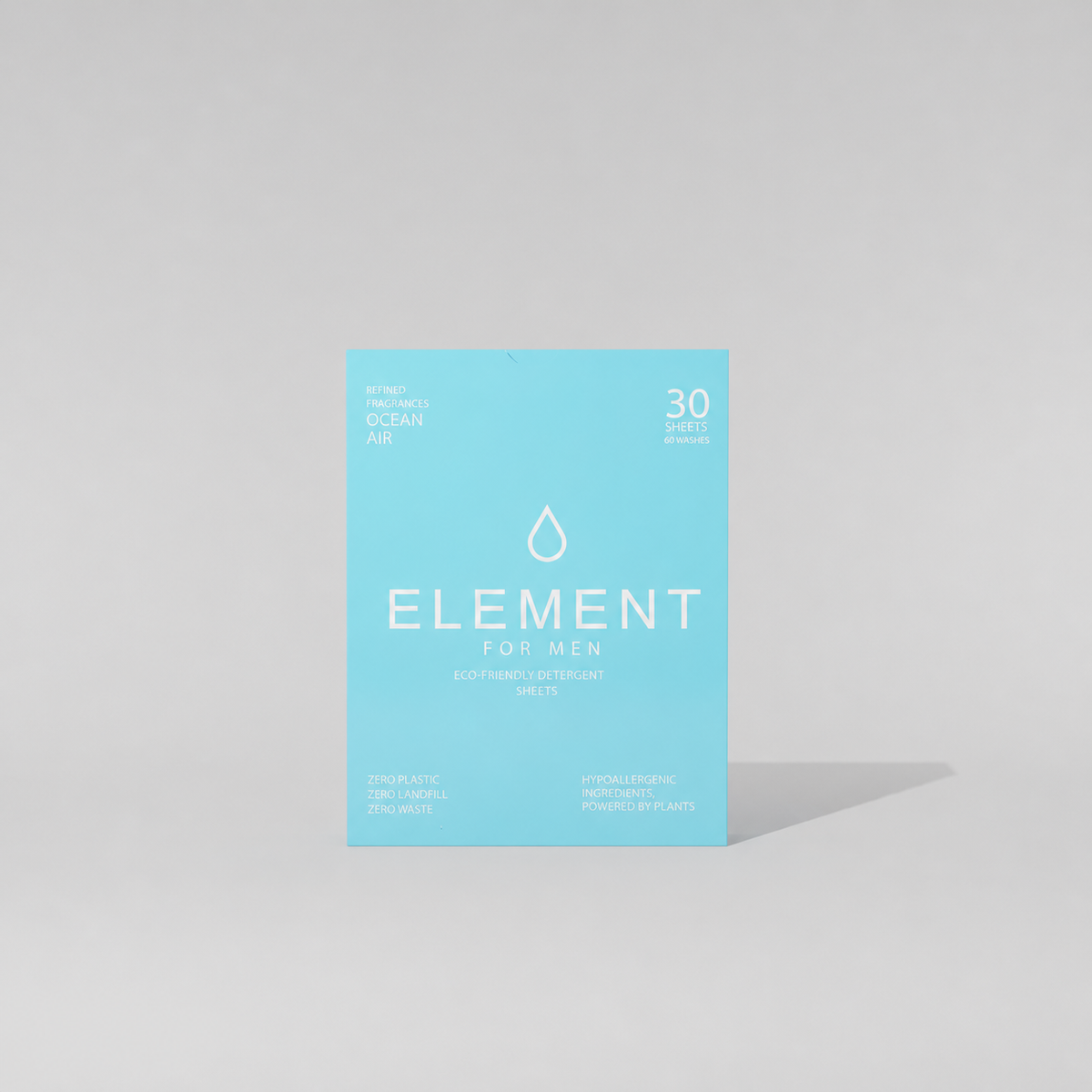 Element for Men Ocean Air laundry detergent sheets pack